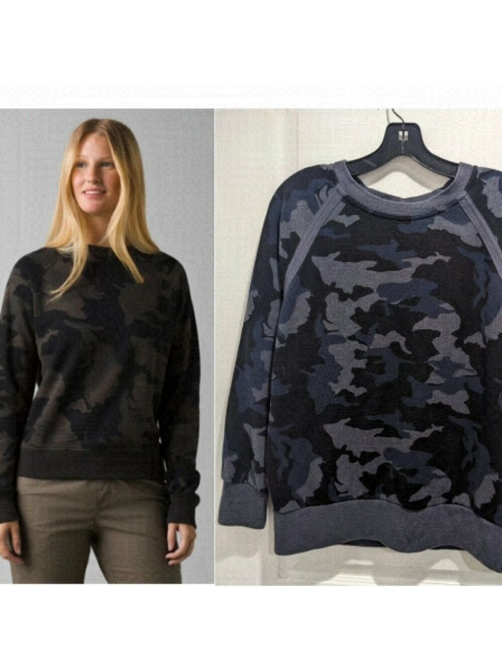 Prana | Cozy Up Sweatshirt in Nautical Camo